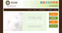Desktop Screenshot of metrodogsmn.com